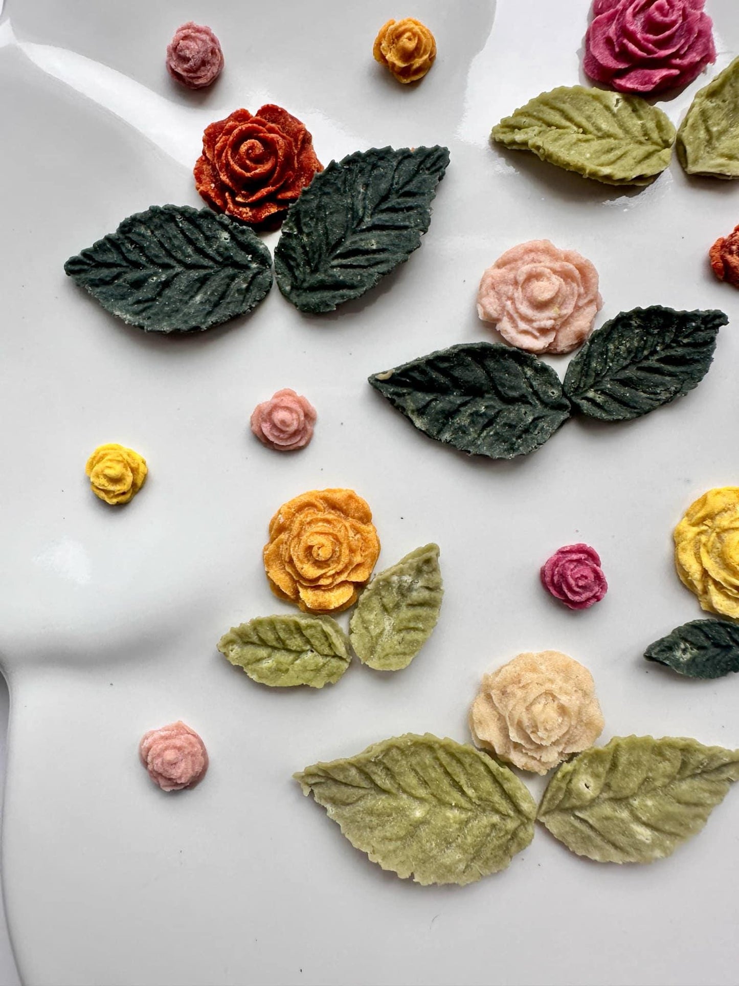 Mini Rose and Leaf Cat Treats