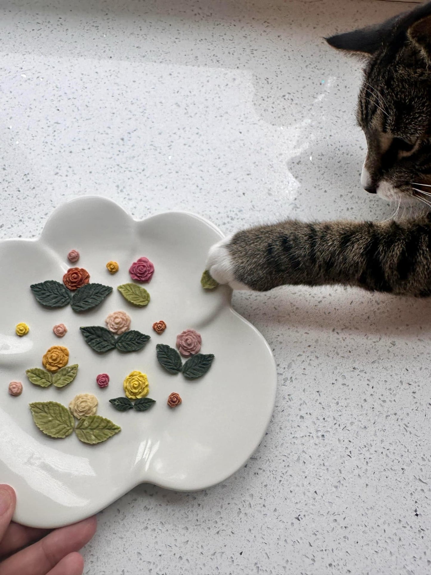 Mini Rose and Leaf Cat Treats
