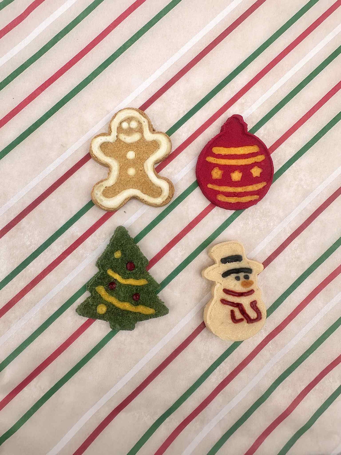 Christmas Cat Treats: Chicken, Goat Cheese & Milk - 4 pack