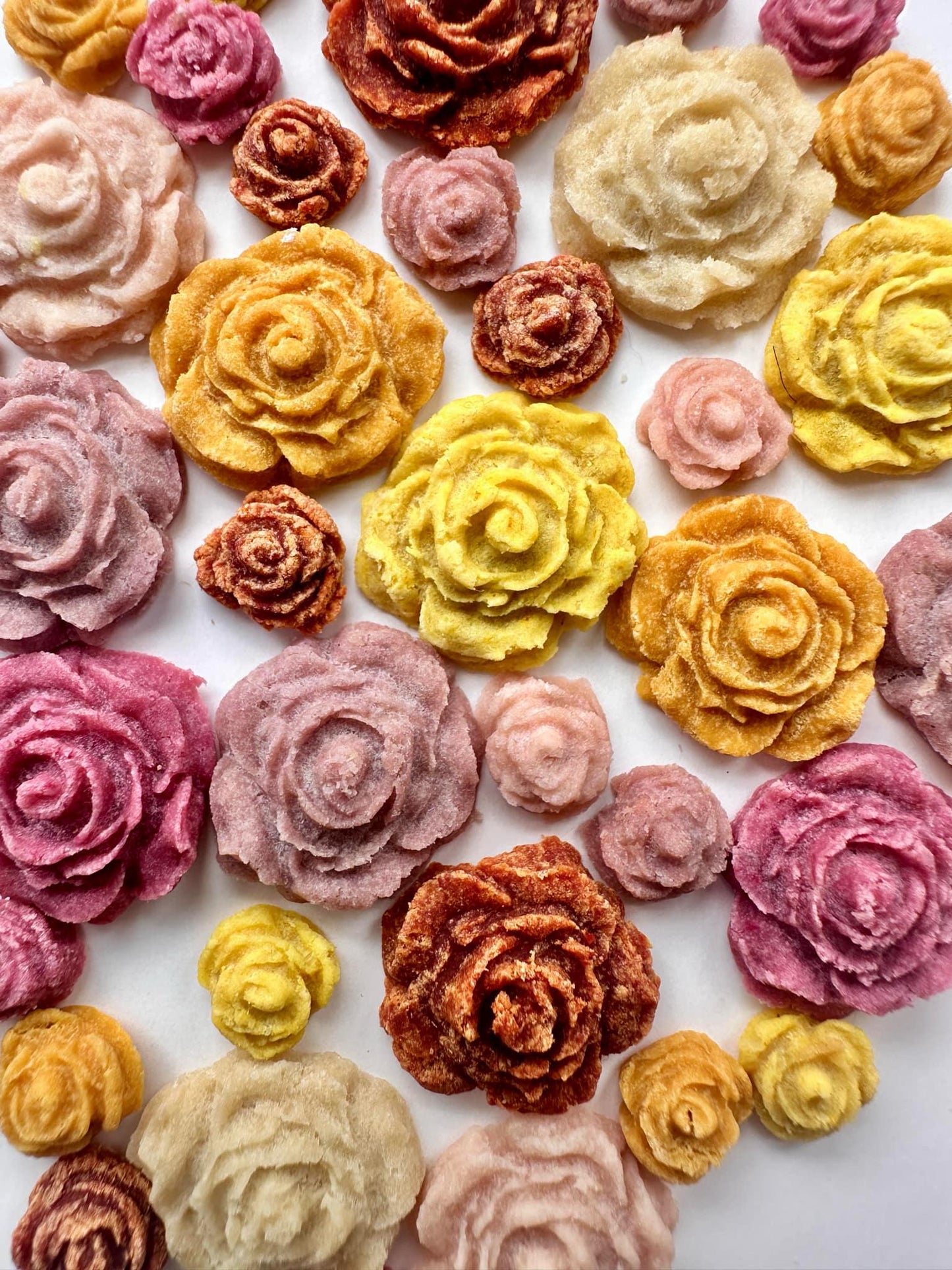 Mini Rose and Leaf Cat Treats